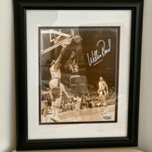 Willis Reed Signed 13×16 Framed Photo vs Wilt Chamberlain