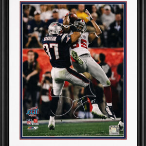 David Tyree Helmet Catch Signed 22×26 Photo – Super Bowl XLII